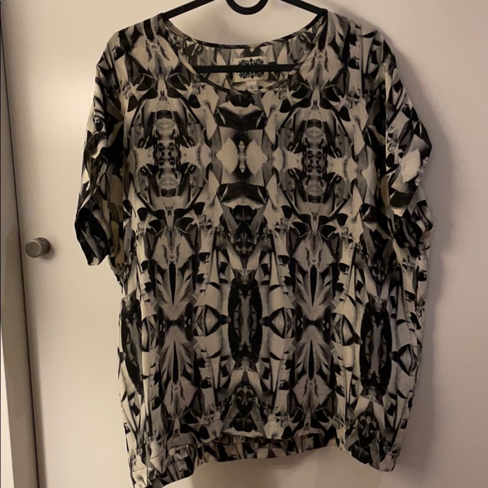 H Fredrikkson silk top